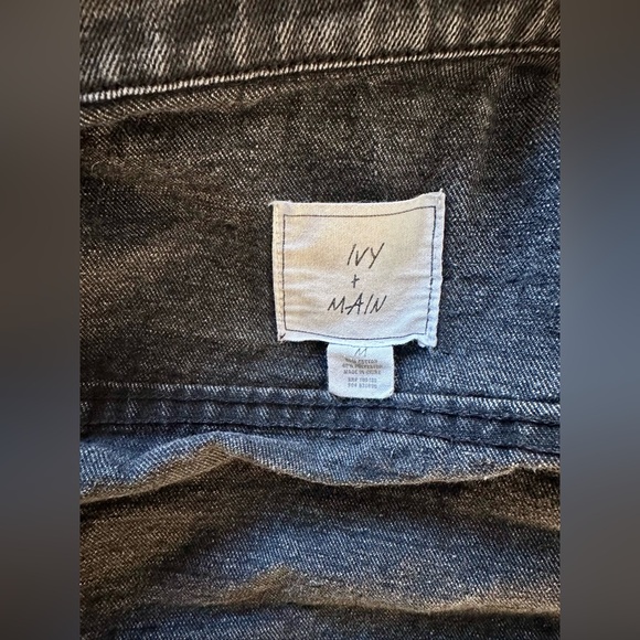 Ivy + Main Grey Jean Jacket - Picture 4 of 5